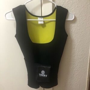 Black and Yellow Tissini Waist Trainer